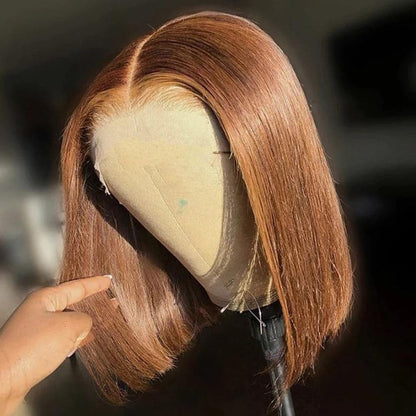 Straight Short Bob Human Hair Lace Closure Wigs For Women BoB Bob Wig Lace Front Human Hair Wigs