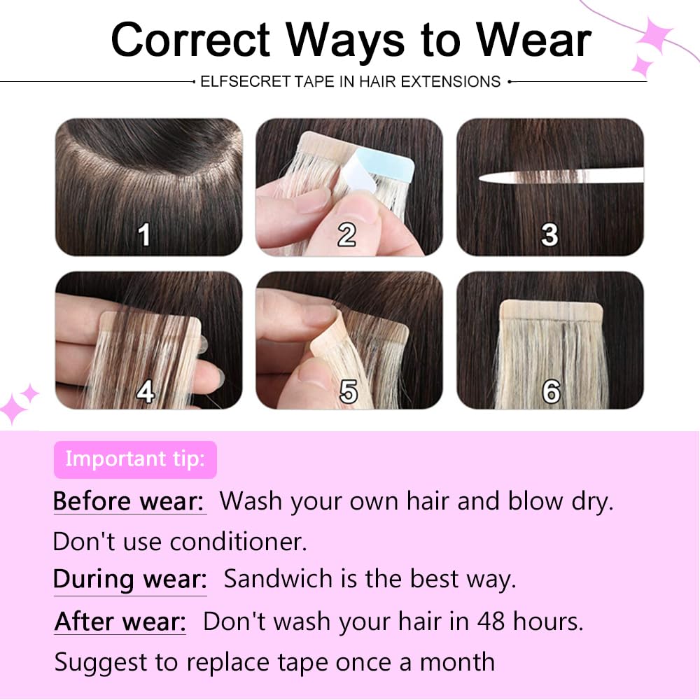 100% human hair Tape In Hair Extensions Invisible PU Seamless Skin Weft Tape in Real Human Hair Silky Straight Hair