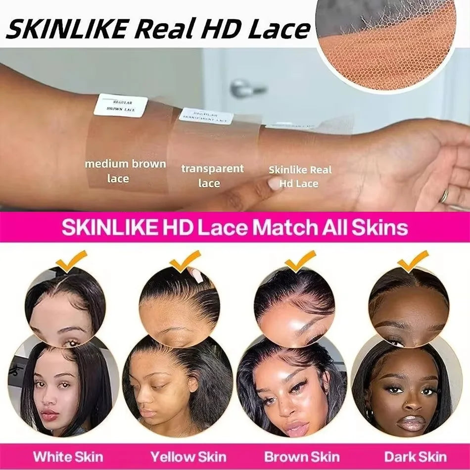 Ginger Orange Lace Front Wigs Human Hair Body Wave 13x4 HD Transparent #350 Ginger Lace Front Wig Human Hair